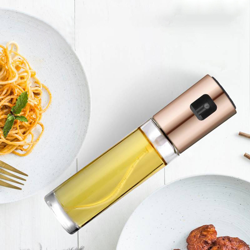 BBQ Healthy Kitchen Cooking Oil Vinegar Spray Bottle Push Type Oil Spray BottlePump Oil Tank Leakproof BBQ Sprayer BBQ Tools Kitchen Gadgets - Image 9