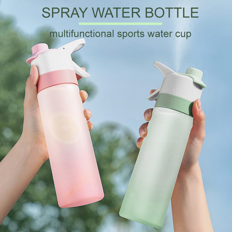Spray Water Bottle For Girls Outdoor Sport Fitness Water Cup Large Capacity Spray Bottle Drinkware Travel Bottles Kitchen Gadgets - Image 10