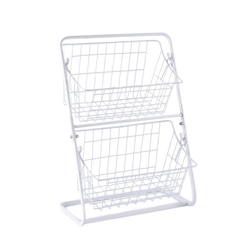 Stainless Steel Countertops Multilayer Spice Rack Fruit Kitchen Storage Kitchen Storage Rack - Image 5