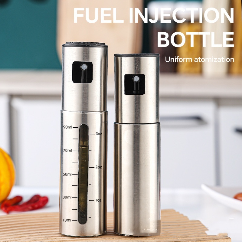 Bottle Spice Bottle Spray Press Type Barbecue Oil Bottle Kitchen Gadgets - Image 3
