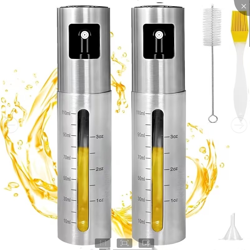 Bottle Spice Bottle Spray Press Type Barbecue Oil Bottle Kitchen Gadgets - Image 9