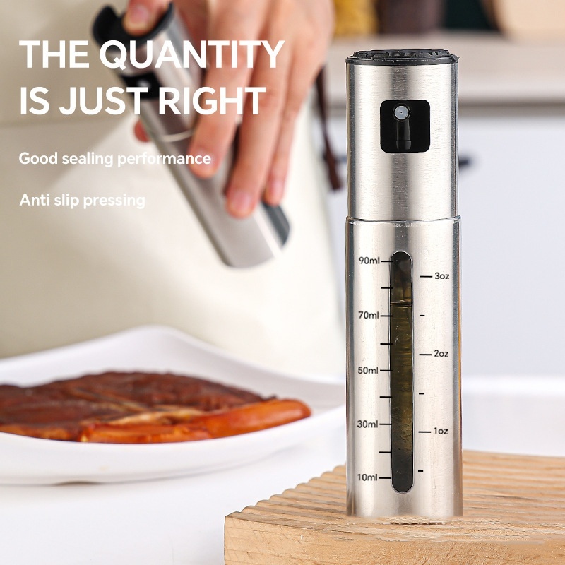 Bottle Spice Bottle Spray Press Type Barbecue Oil Bottle Kitchen Gadgets - Image 6