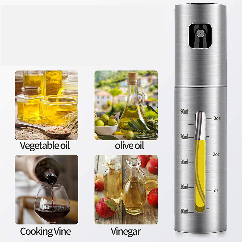 Bottle Spice Bottle Spray Press Type Barbecue Oil Bottle Kitchen Gadgets - Image 2