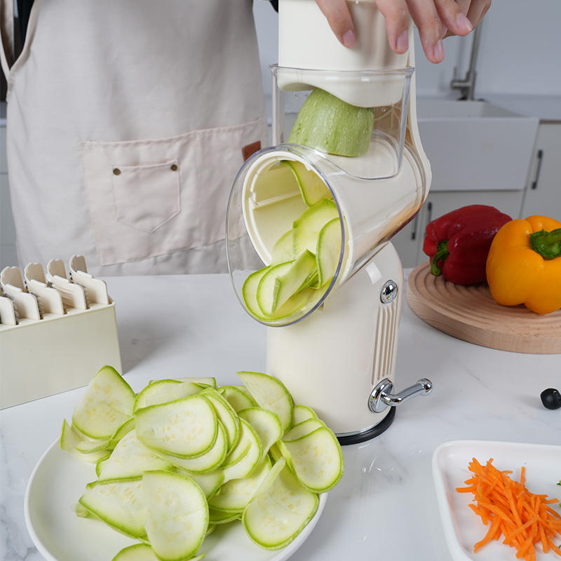 3 In 1 Vegetable Slicer Manual Kitchen Accessories Grater For Vegetable Cutter Round Chopper - Image 6