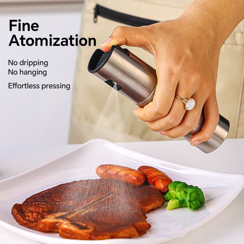 Bottle Spice Bottle Spray Press Type Barbecue Oil Bottle Kitchen Gadgets - Image 4