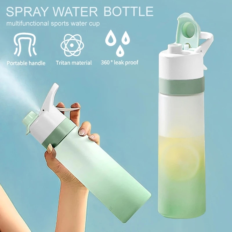 Spray Water Bottle For Girls Outdoor Sport Fitness Water Cup Large Capacity Spray Bottle Drinkware Travel Bottles Kitchen Gadgets - Image 6