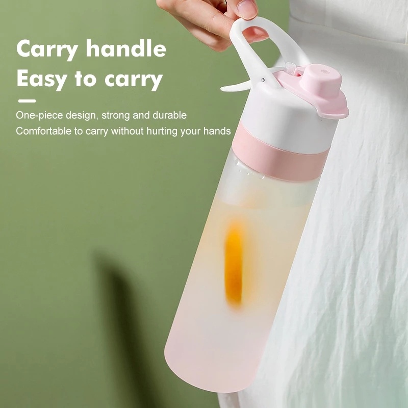 Spray Water Bottle For Girls Outdoor Sport Fitness Water Cup Large Capacity Spray Bottle Drinkware Travel Bottles Kitchen Gadgets - Image 9
