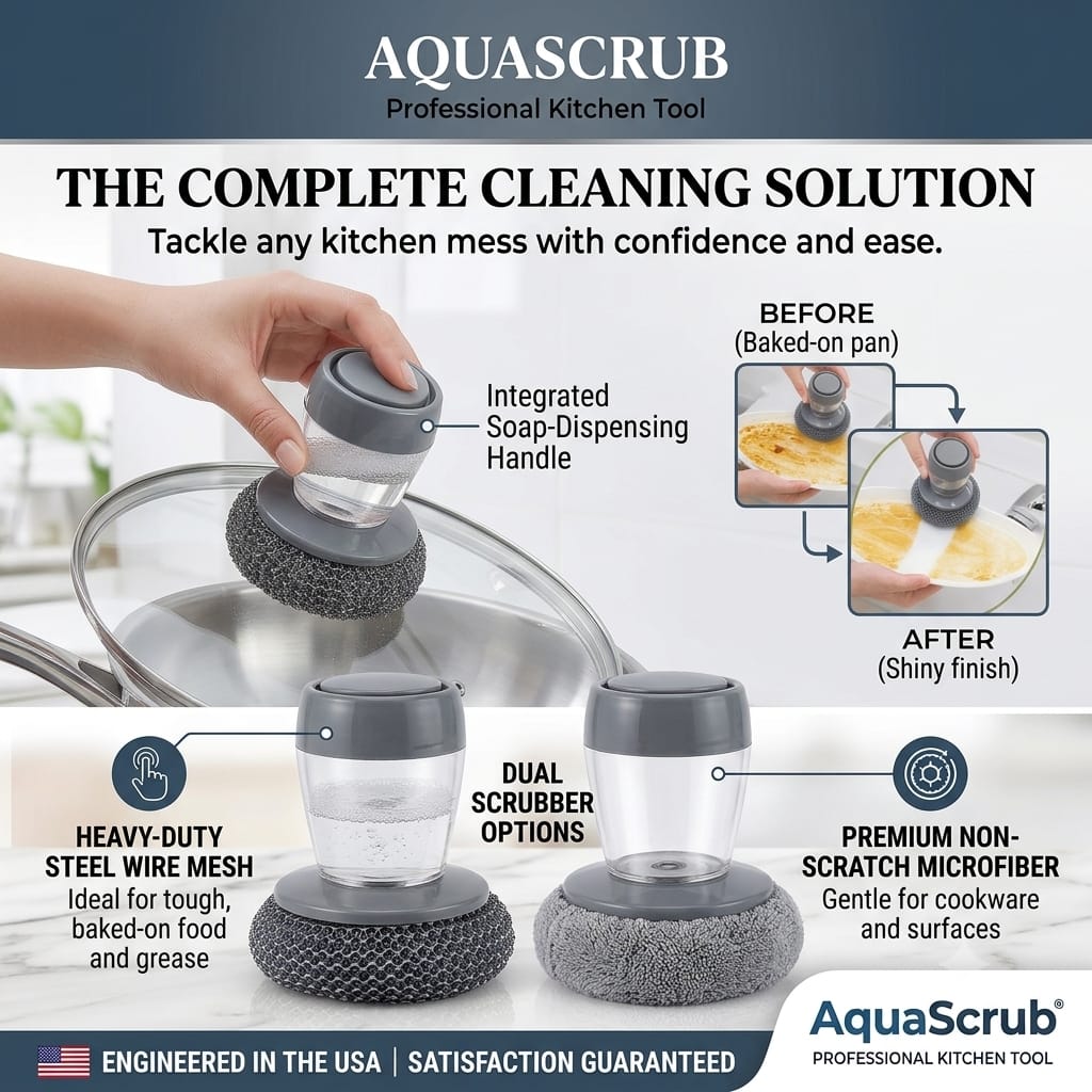 Soap Dispensing Dish Brush