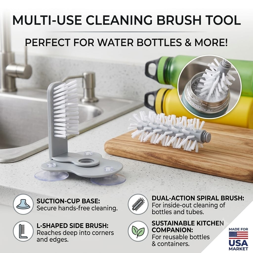 2-in-1 Sink Cup Scrubber & Wine Glass Cleaner